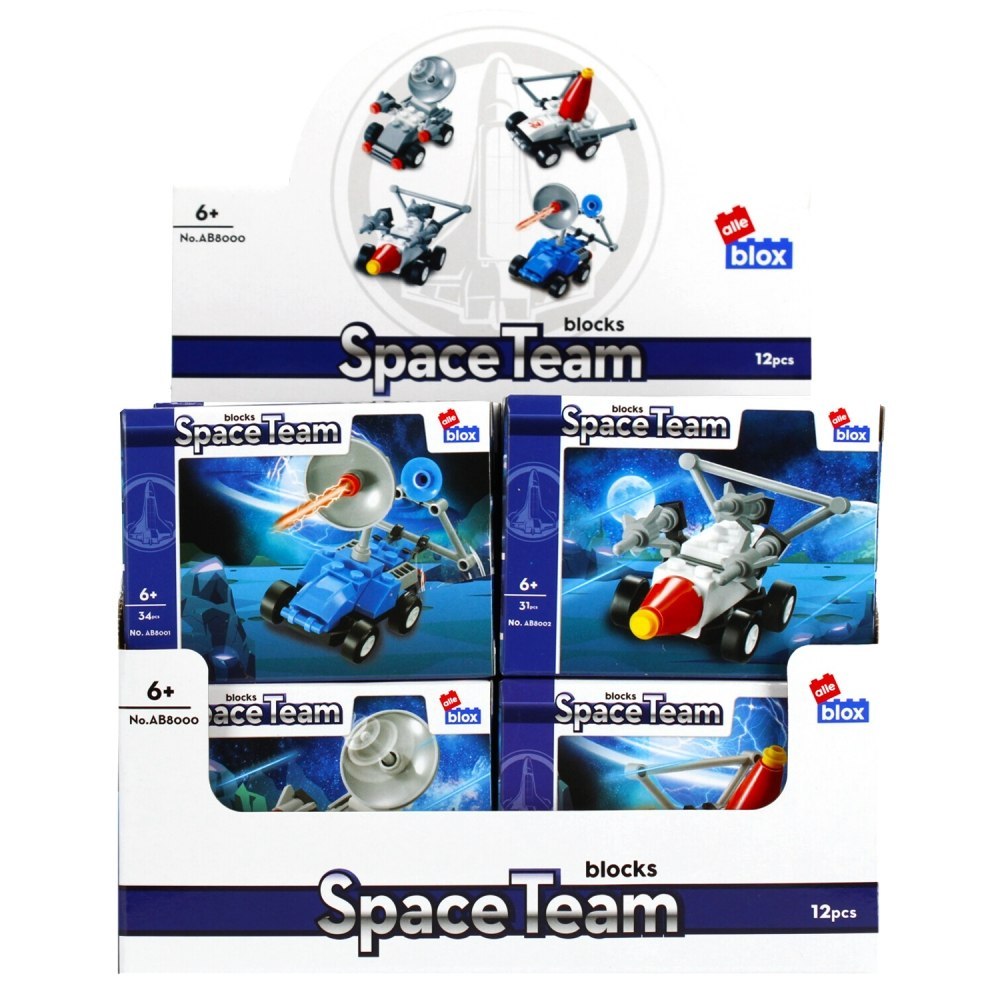 BUILDING BLOCKS 30-35 ELEMENTS SPACE TEAM ALLEBLOX 492874 ALLEBLOX